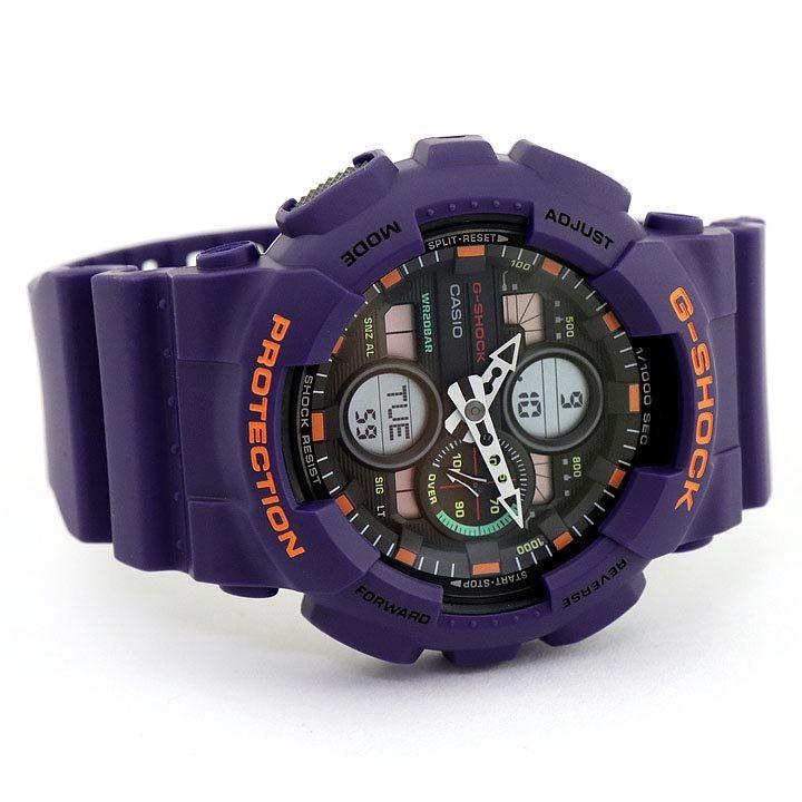 CASIO G-SHOCK GA-140-6AJF JDM Purple Analog Digital Stopwatch Men's Watch