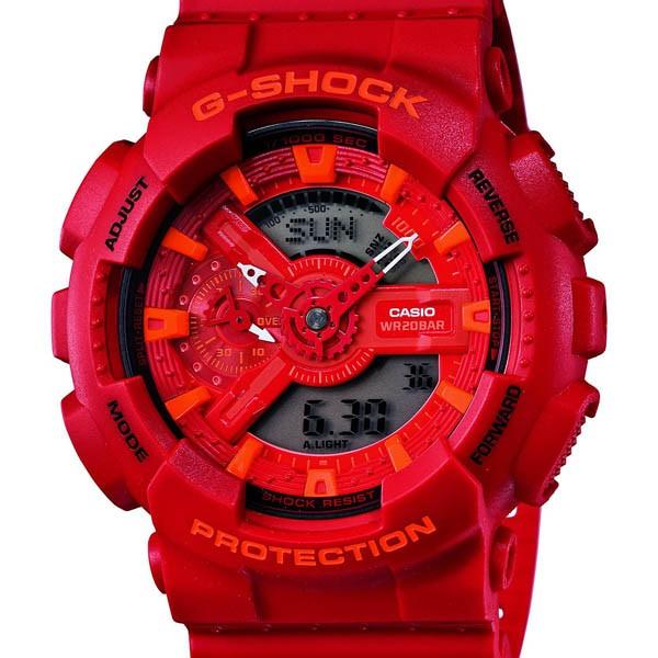 GA-110AC-4AJF CASIO G-SHOCK Red Athleisure Red