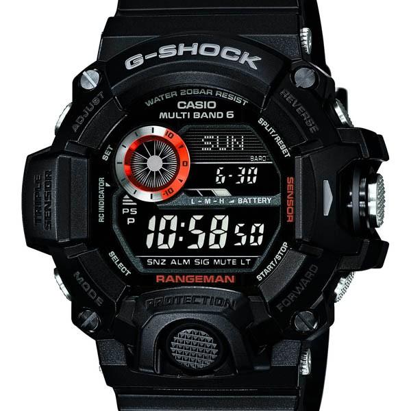 Casio Rangeman All Black GW-9400BJ-1JF Radio-Controlled Solar G-SHOCK Black G-Shock Digital