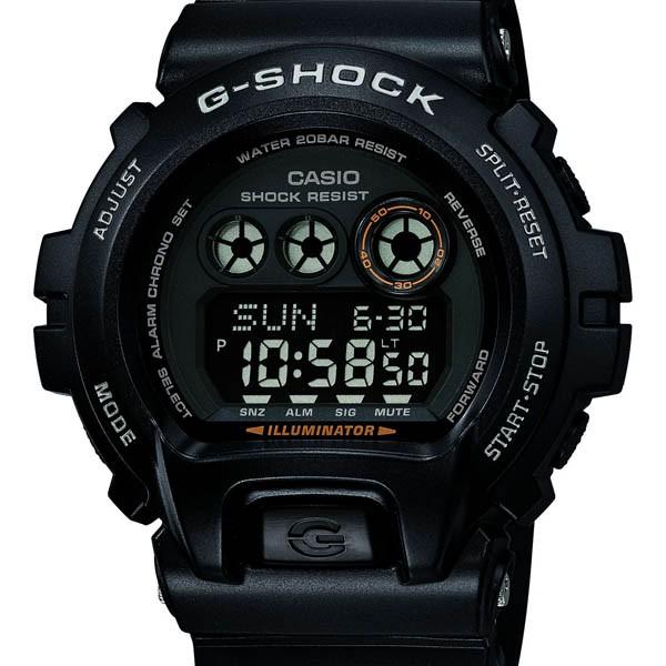 CASIO G‑SHOCK GD‑X6900‑1JF JDM MIL Standard Military Spec Big Size Digital 10‑Year Battery All‑Black Men's Watch