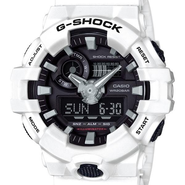 GA-700-7AJF G-SHOCK CASIO Garish Color Half Matte Super Illuminator White