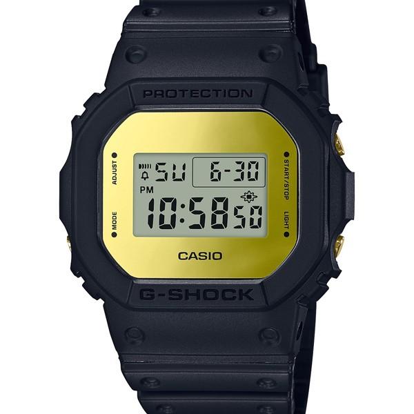 DW-5600BBMB-1JF G-SHOCK CASIO Metallic Mirror Face Gold Black Men's Watch