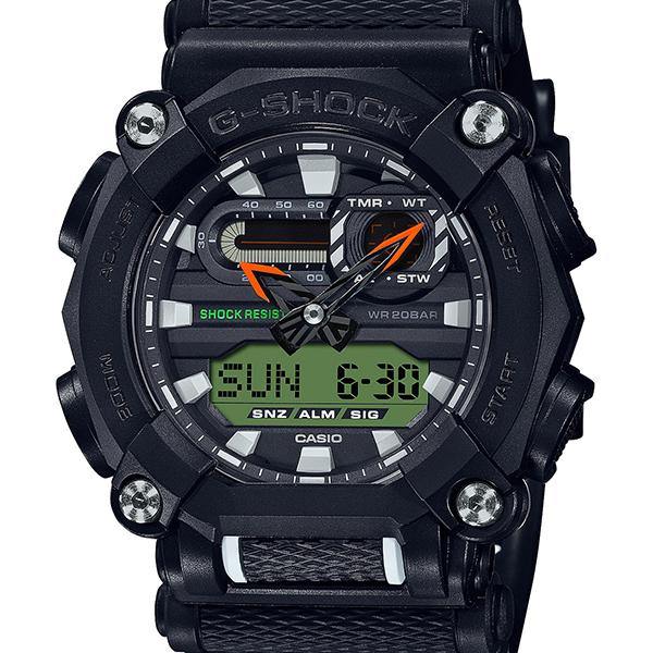 GA-900E-1A3JR G-SHOCK CASIO Black Heavy Duty Ana-Digi Men's Watch