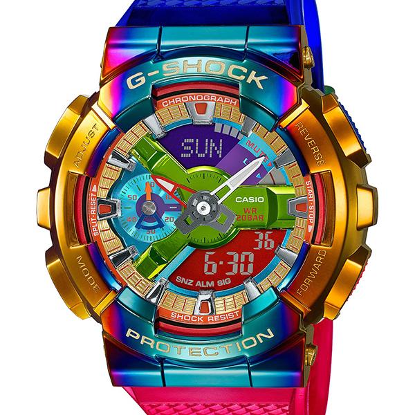 GM-110RB-2AJF G-SHOCK CASIO Rainbow Metal Men's Watch