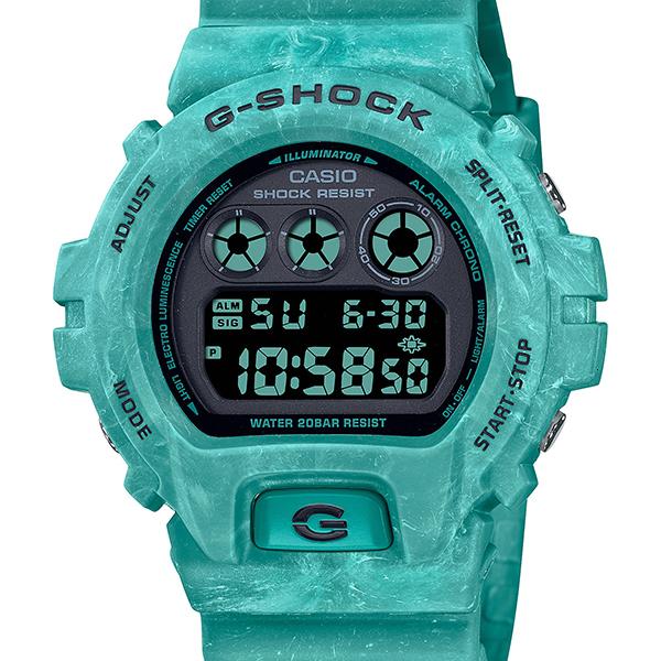 CASIO G-SHOCK Ocean Wave Green DW-6900WS-2JF Men's Watch