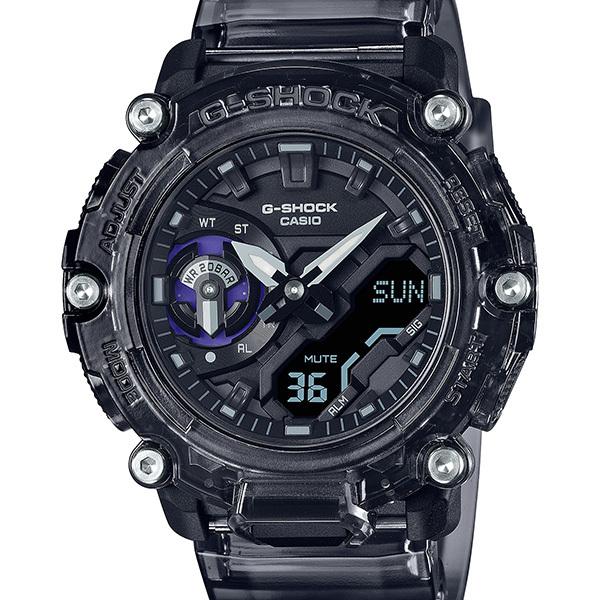 GA-2200SKL-8AJF G-SHOCK CASIO Carbon Black Skeleton Sound Wave Men's Watch