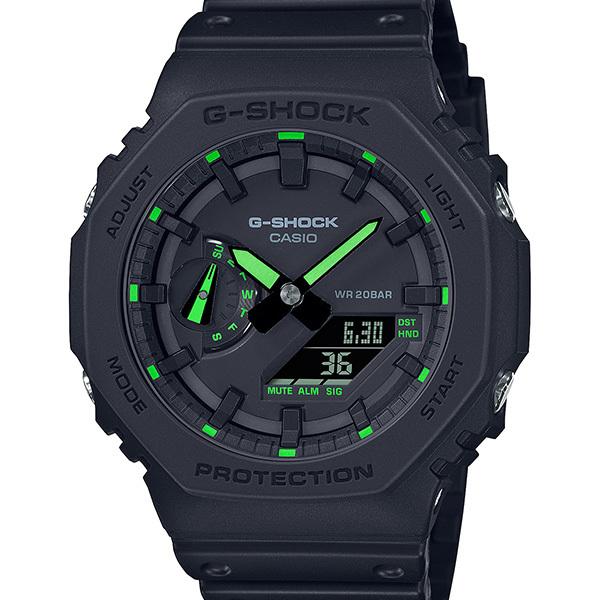 GA-2100-1A3JF G-SHOCK CASIO Carbon Core Guard Black Neon Men's Watch