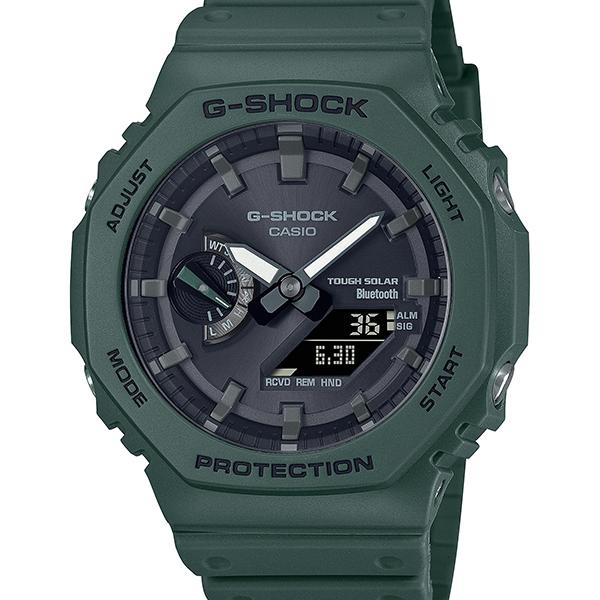 GA-B2100-3AJF CASIO G-SHOCK Tough Solar Mobile Link Green Men's Watch