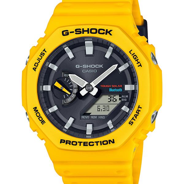 GA-B2100C-9AJF CASIO G-SHOCK Tough Solar Mobile Link Yellow Men's Watch