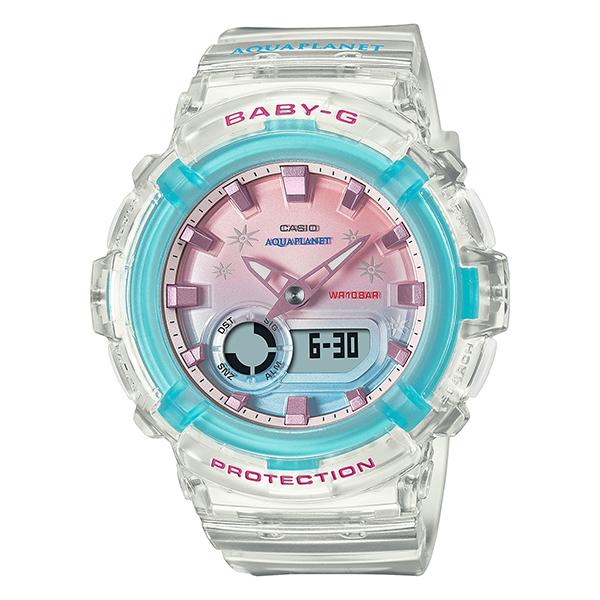 BGA-280AP-7AJR CASIO Baby-G AQUA PLANET Tie-Up Women's Watch