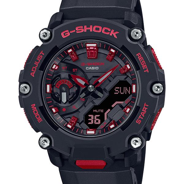 GA-2200BNR-1AJF G-SHOCK CASIO IGNITE RED Men's Watch