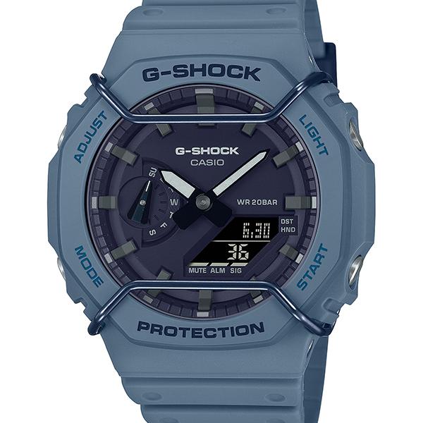 GA-2100PT-2AJF CASIO G-SHOCK Wire Protector, Blue
