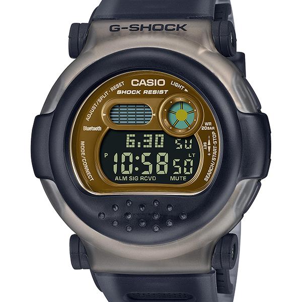 G-B001MVB-8JR CASIO G-SHOCK Double Bezel Gray Gold Men's Watch