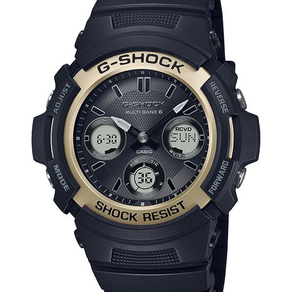 AWG-M100SF-1A6JR G-SHOCK CASIO Fire Package Radio-Controlled Solar Men's Watch