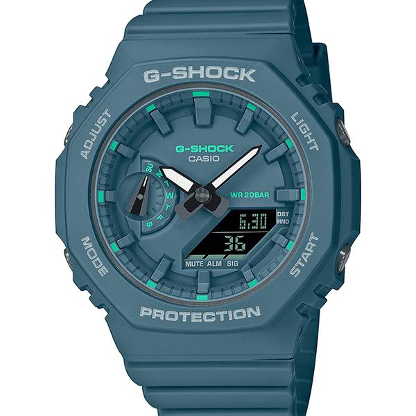 GMA-S2100GA-3AJF G-SHOCK CASIO Mid-Size Green Accent Men's Watch