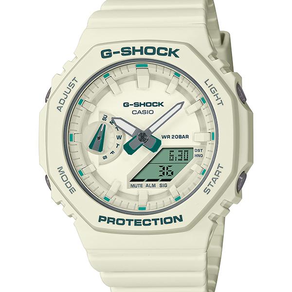 GMA-S2100GA-7AJF G-SHOCK CASIO Mid-Size Green Accent White Men's Watch