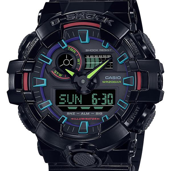 GA-700RGB-1AJF G-SHOCK CASIO Gamer's RGB Series Virtual Rainbow Men's Watch