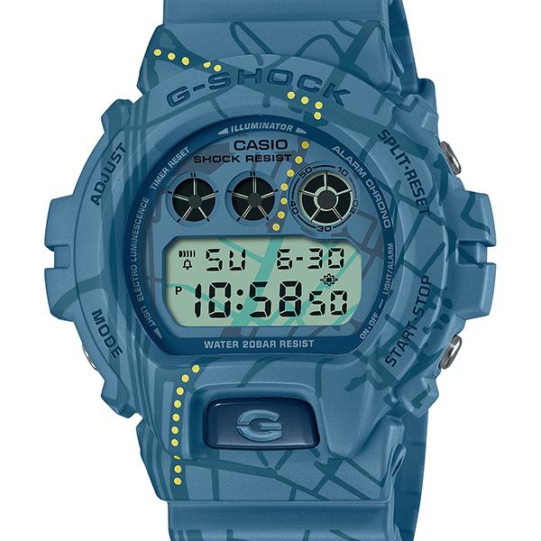 DW-6900SBY-2JR G-SHOCK CASIO Treasure Hunt Shibuya Map Men's Watch