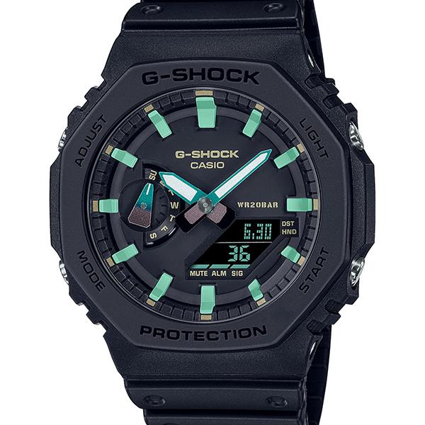 GA-2100RC-1AJF G-SHOCK CASIO TEAL AND BROWN COLOR Men's Watch