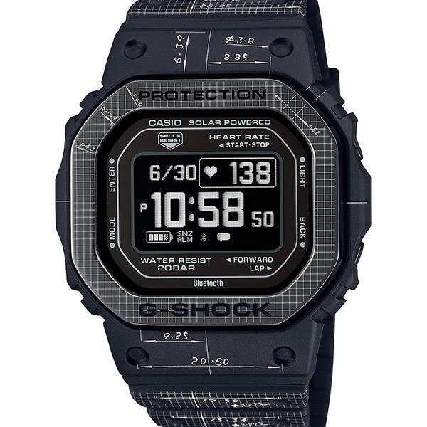 DW-H5600EX-1JR G-SHOCK CASIO G-SQUAD Men's Watch with Heart Rate and Blood Oxygen Level Monitoring