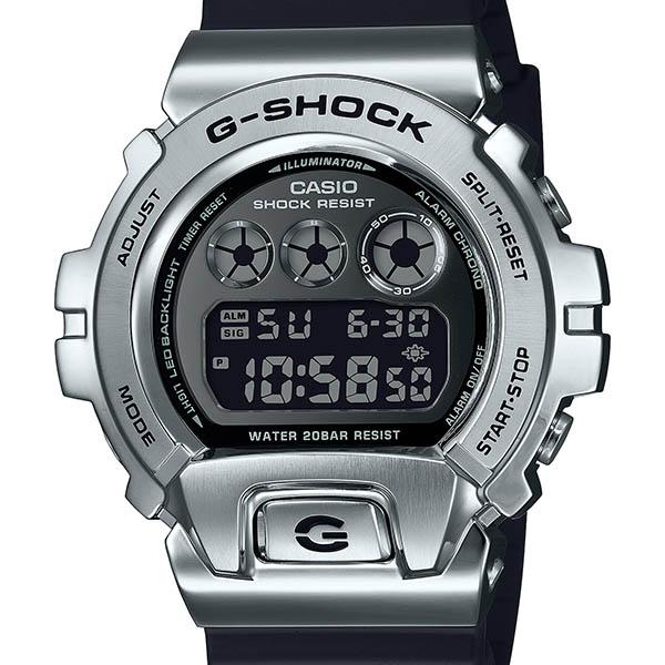 GM-6900U-1JF G-SHOCK CASIO Metal Cover Digital Silver Men's Watch