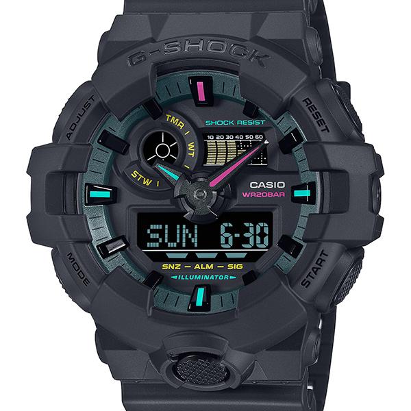 GA-700MF-1AJF CASIO G-SHOCK Mulit Fluorescent Accents Men's Watch