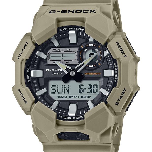 GA-010-5AJF G-SHOCK CASIO Digital-Analog Combination Men's Watch with Approximately 10-Year Battery Life