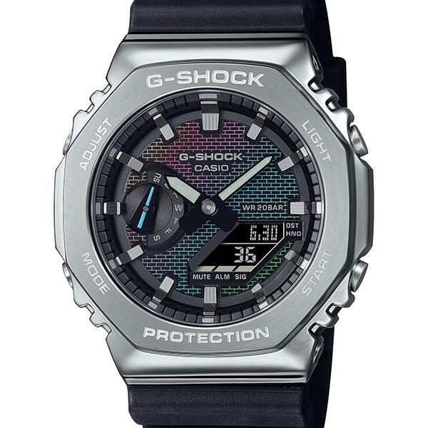 GM-2100RW-1AJF G-SHOCK CASIO Rainbow Brick Wall Men's Watch