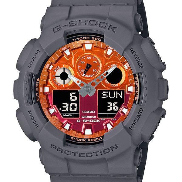 GA-100FL-8AJF CASIO G-SHOCK THE FLAME INSIDE Men's Watch