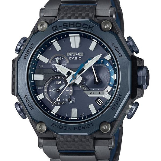 Montre homme G-SHOCK CASIO MTG-B2000YBD-2AJF, modèle léger en carbone