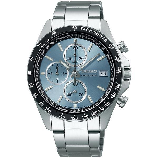 SEIKO SELECTION SBTR029 Light Blue Dial Quartz Chronograph JDM Men's Watch