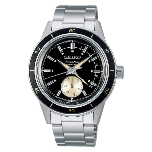 SARY211-Montre-Automatique-Mécanique-Seiko-Presage-Indicateur de réserve de marche-Style années 60--