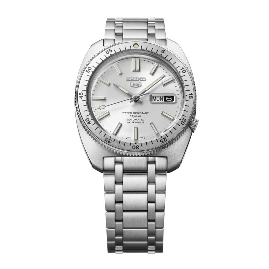 SEIKO 5 SPORTS SBSA311 JDM SKX Heritage Design Reissue Limited Edition Automatic Silver Dial Men's Watch