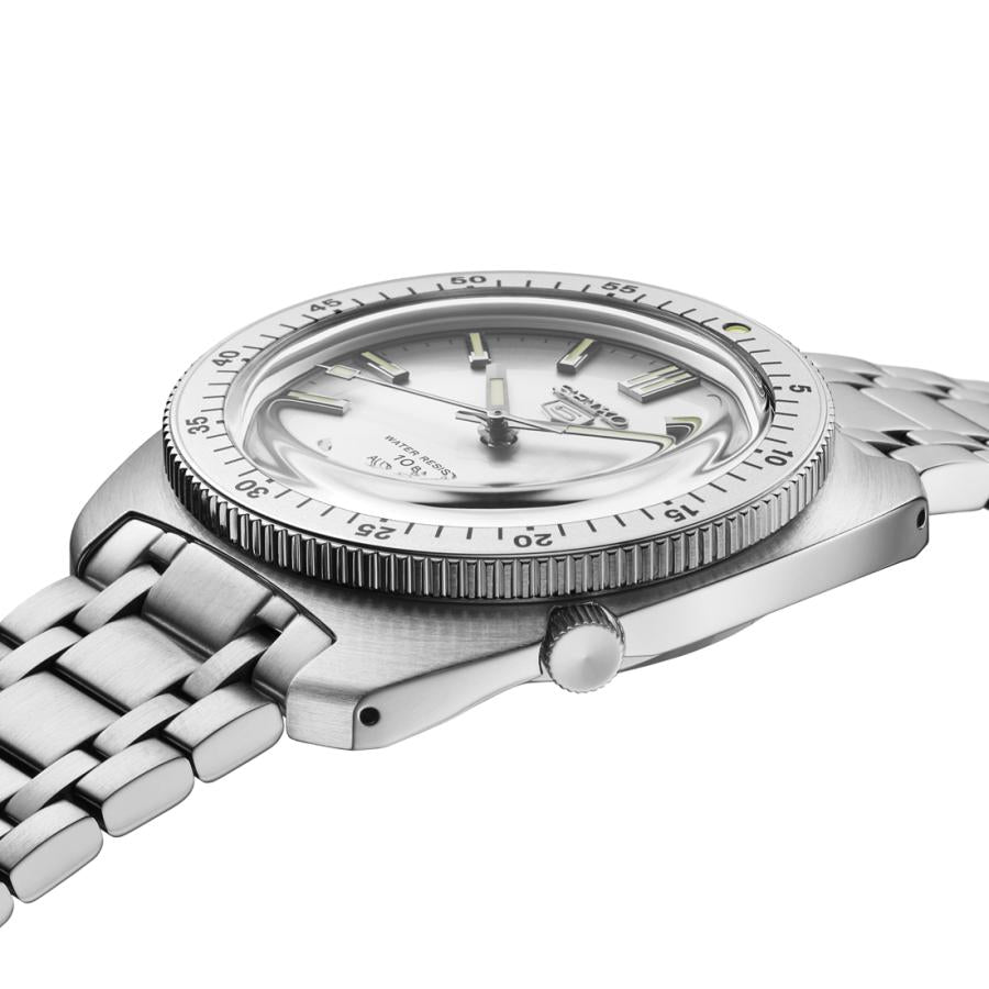SEIKO 5 SPORTS SBSA311 JDM SKX Heritage Design Reissue Limited Edition Automatic Silver Dial Men's Watch