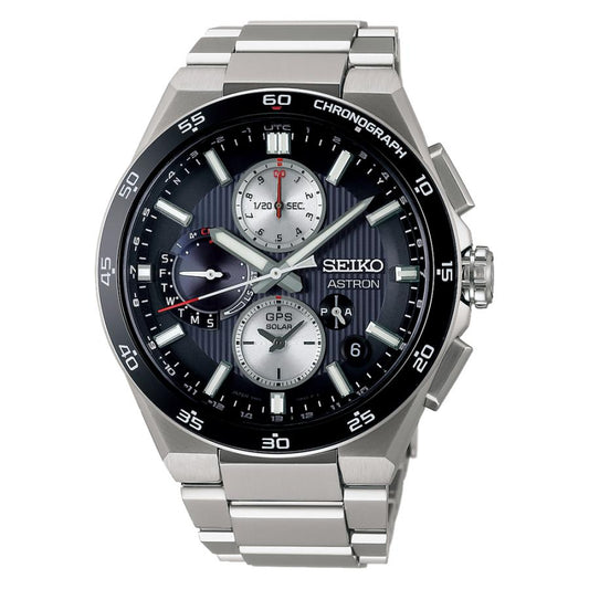 Montres - Seiko - Astron - NEXTER - SBXC151 - Montre GPS solaire avec radio satellite - Heure universelle - Homme - Titane - Modèle Core Shop -