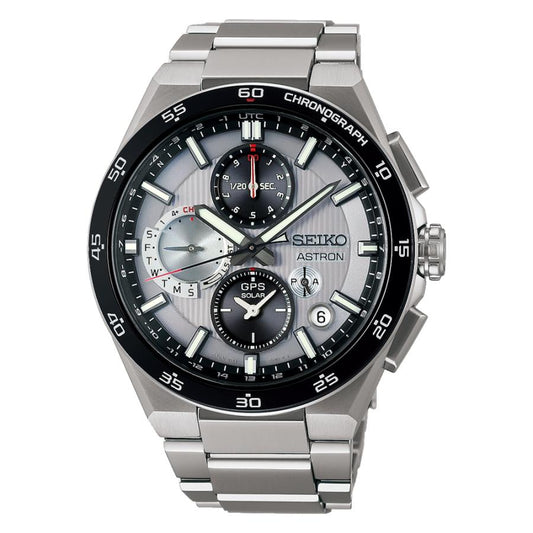 Montres - Seiko - Astron - NEXTER - SBXC153 - Montre GPS solaire avec radio satellite - Heure universelle - Homme - Titane - Modèle Core Shop -