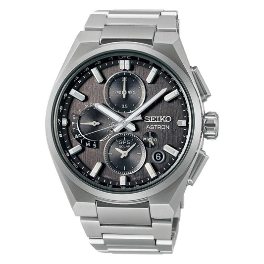 Montres - Seiko - Astron - NEXTER - SBXC163 - Montre GPS solaire avec radio satellite - Heure universelle - Homme - Titane - Modèle Core Shop -