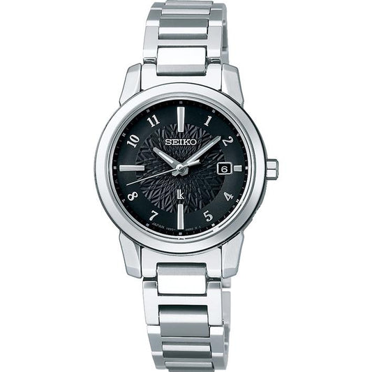 Montre radio-pilotée solaire Seiko LUKIA SSQV081 pour femme, collection I, heure mondiale