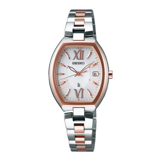SEIKO-LUKIA-SSQW028-Montre solaire radio-pilotée-Femme-Titane-
