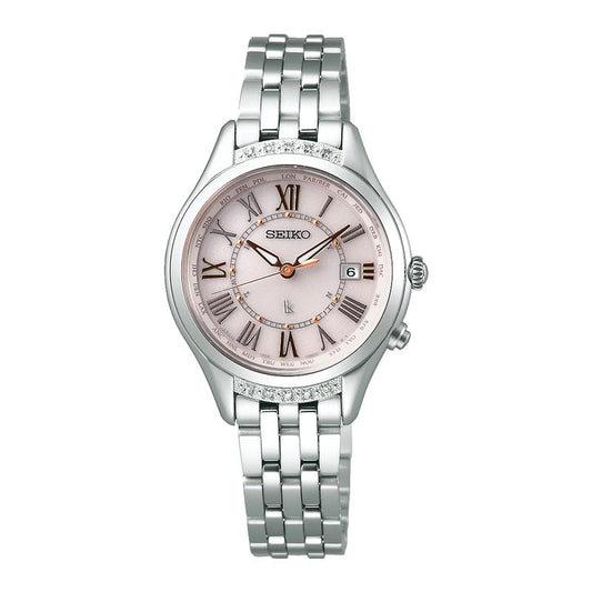 SSVV053 - Seiko - Lucia - Femme - Onde radio solaire - Diamant inclus -