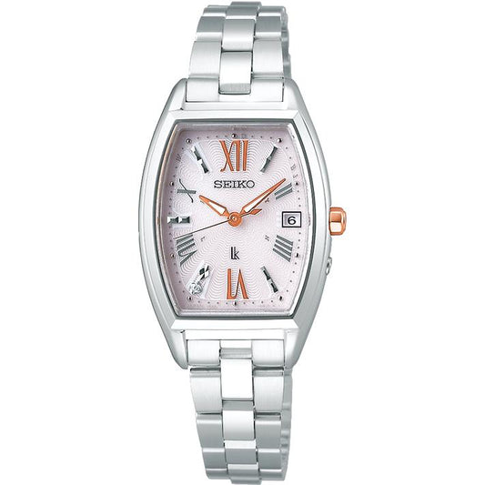 Seiko - Lucia - SSVW167 - Acier inoxydable - Onde radio solaire - Femme -