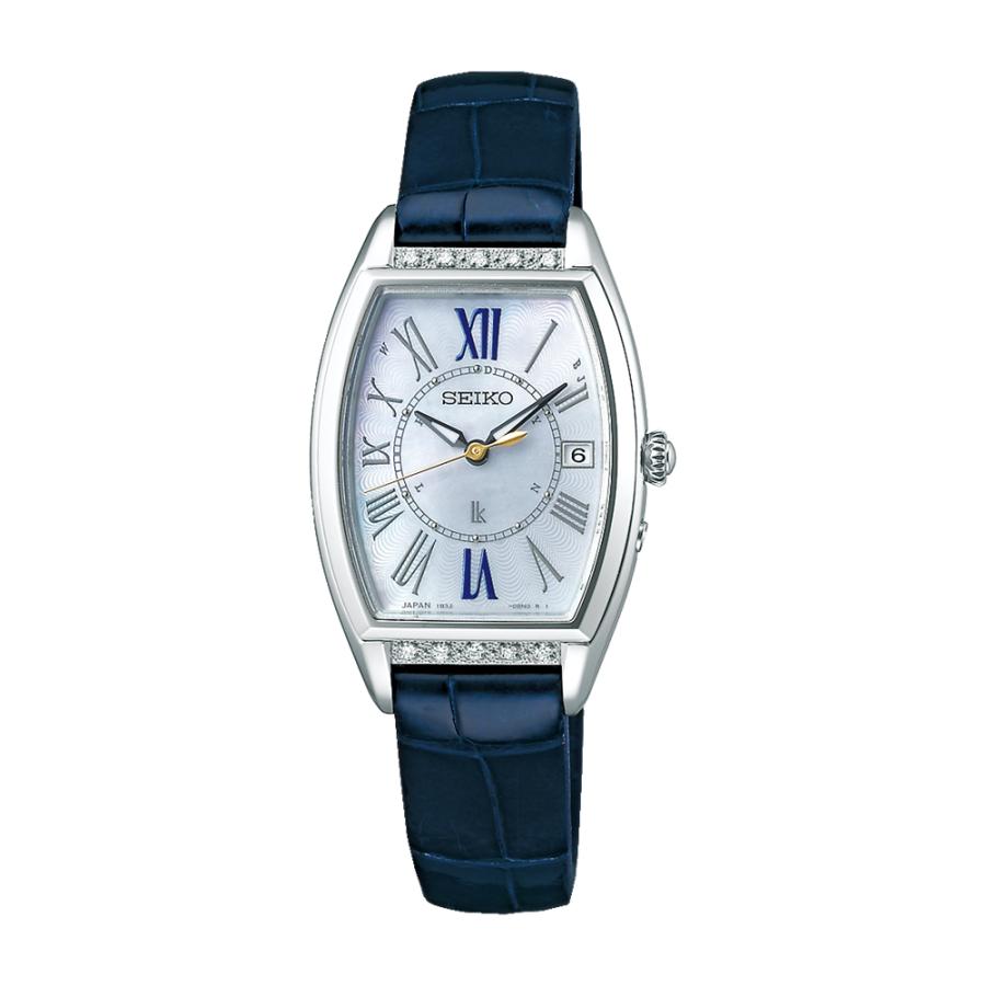 Seiko - Lucia - SSVW181 - Solar radio wave - Ladies - Stainless steel -