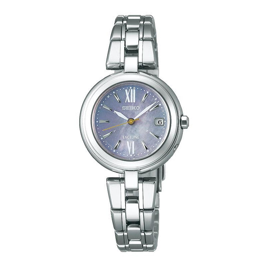 Montres - SEIKO - Exceline - SWCW133 - Femme - Montre radio solaire - Titane -
