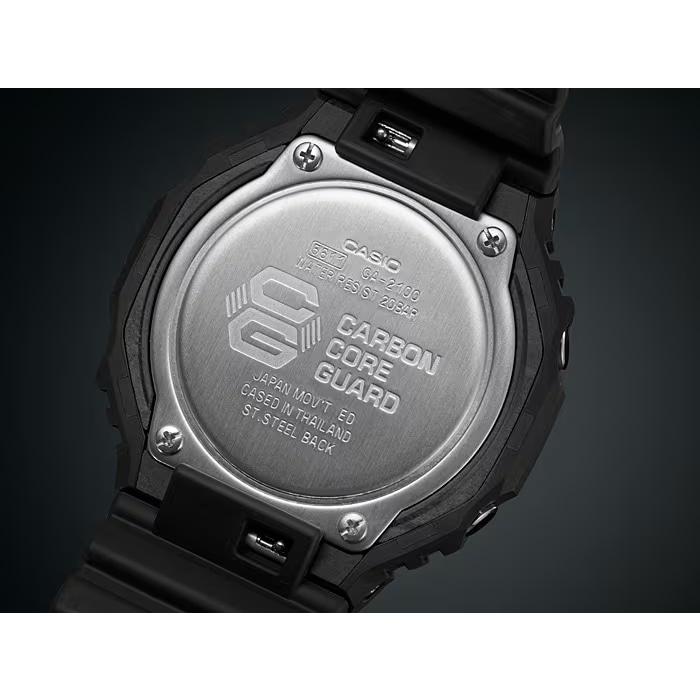 CASIO G-SHOCK GA-2100-1A1JF JDM Carbon Core Guard All Black Analog Digital Men's Watch