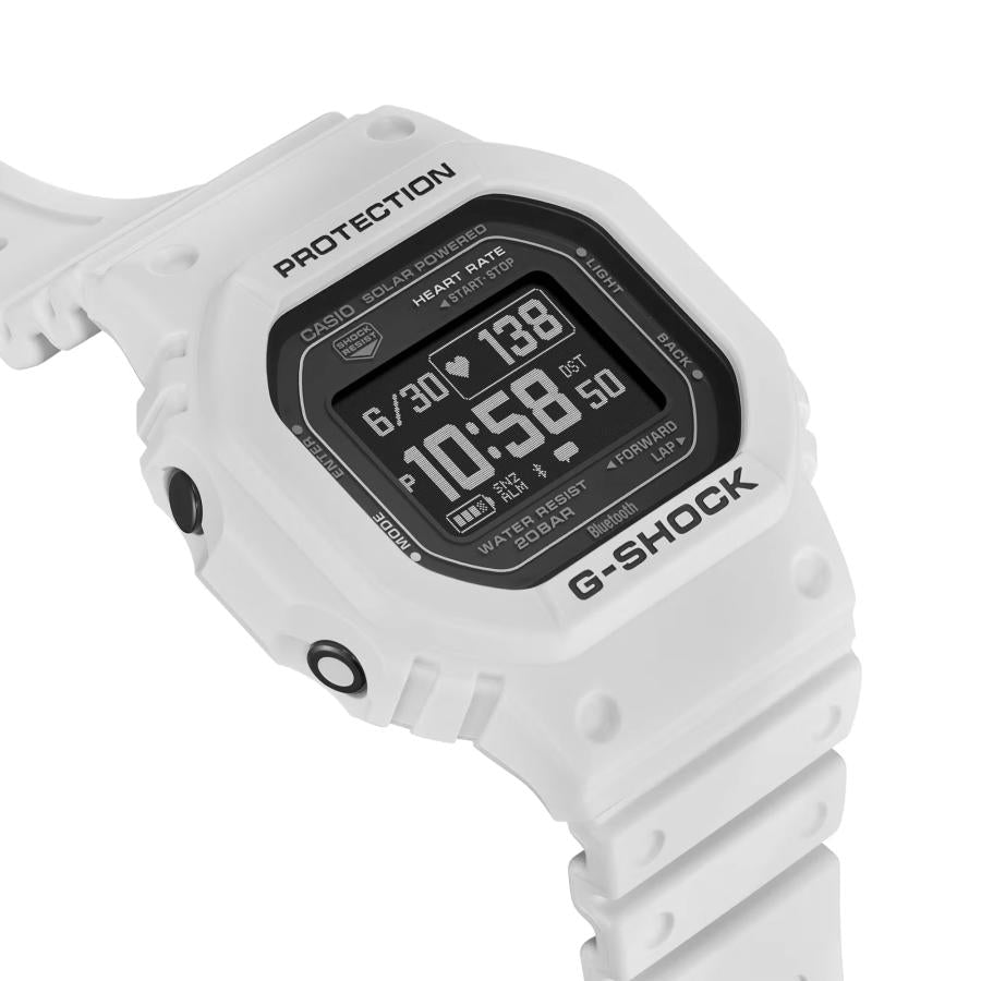 CASIO G-SHOCK DW-H5600-7JR G-SQUAD White Heart Rate Monitor Bluetooth Solar-Assisted JDM Men’s Watch