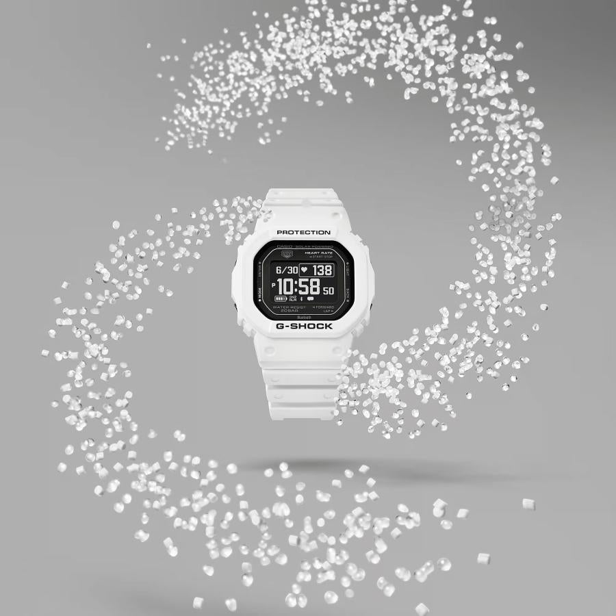 CASIO G-SHOCK DW-H5600-7JR G-SQUAD White Heart Rate Monitor Bluetooth Solar-Assisted JDM Men’s Watch