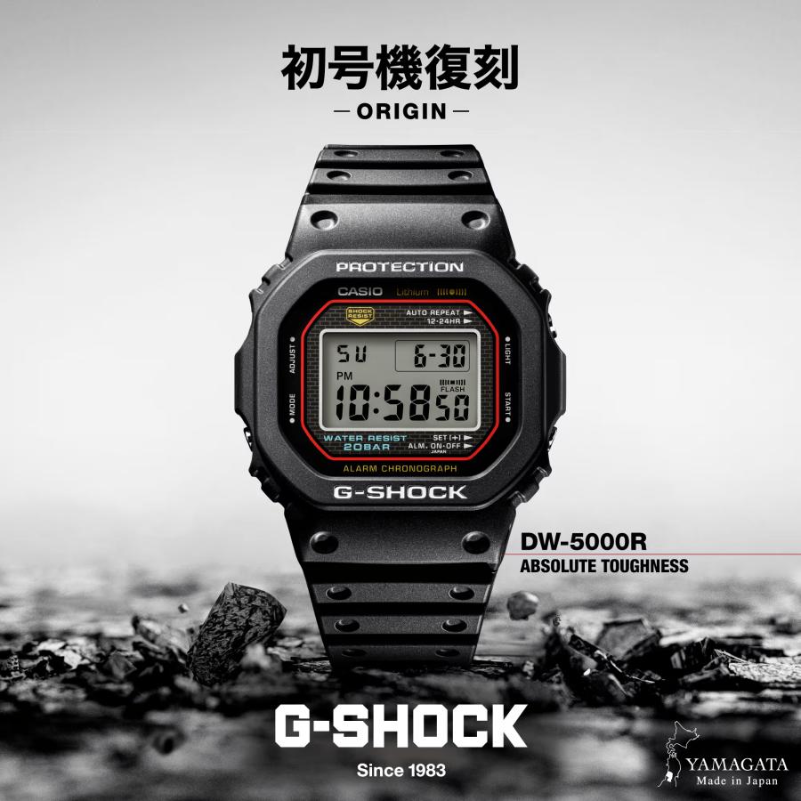 CASIO G-SHOCK DW-5000R-1AJF "First Generation G-SHOCK Reissue Model" Men's Watch