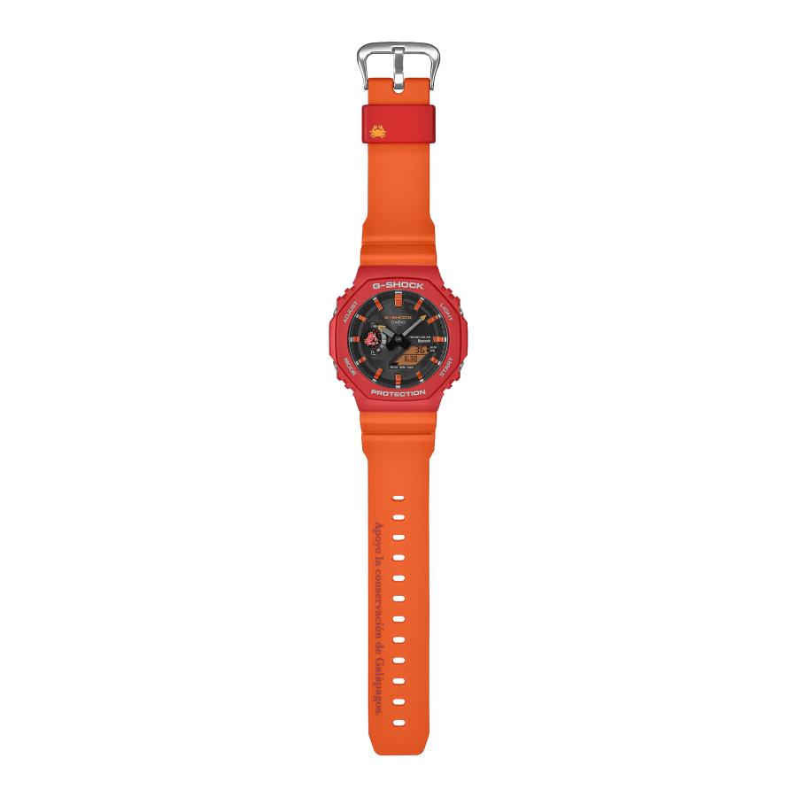 CASIO G-SHOCK GA-B2100DF-4AJR JDM Tough Solar Mobile Link Analog-Digital Charles Darwin Foundation Sally Lightfoot Crab Red Men's Watch