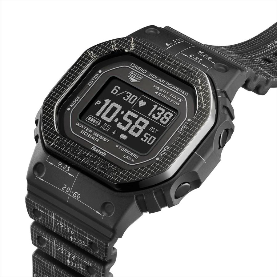 CASIO G-SHOCK DW-H5600EX-1JR JDM G-SQUAD Heart Rate Blood Oxygen Solar Bluetooth Men's Watch