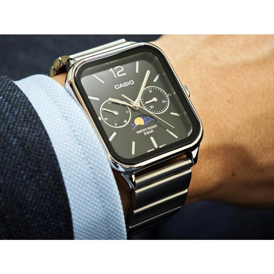 CASIO Collection STANDARD MTP-M305D-1AJF Black Dial Moon Phase JDM Men’s Watch